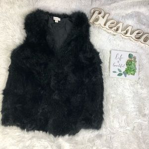 Decree Feaux vest size Mediun Black color